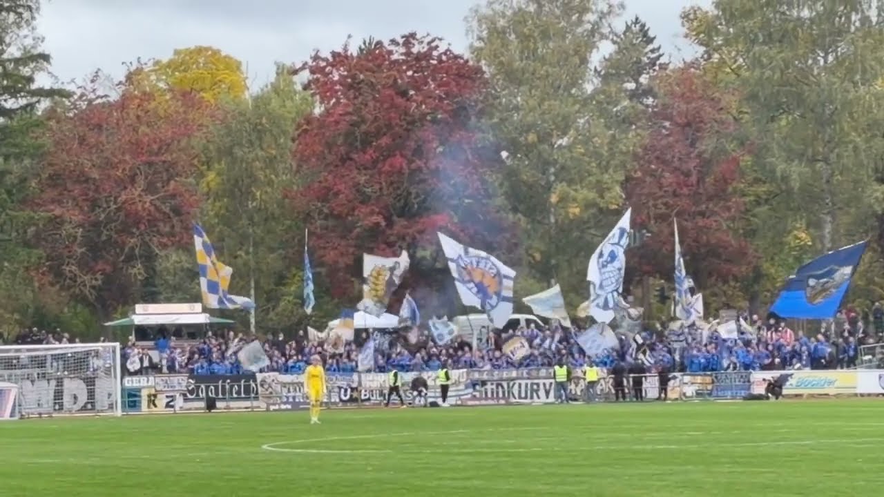 1.SC Heiligenstadt- FC Carl Zeiss Jena 1:3, Support Jena Fans