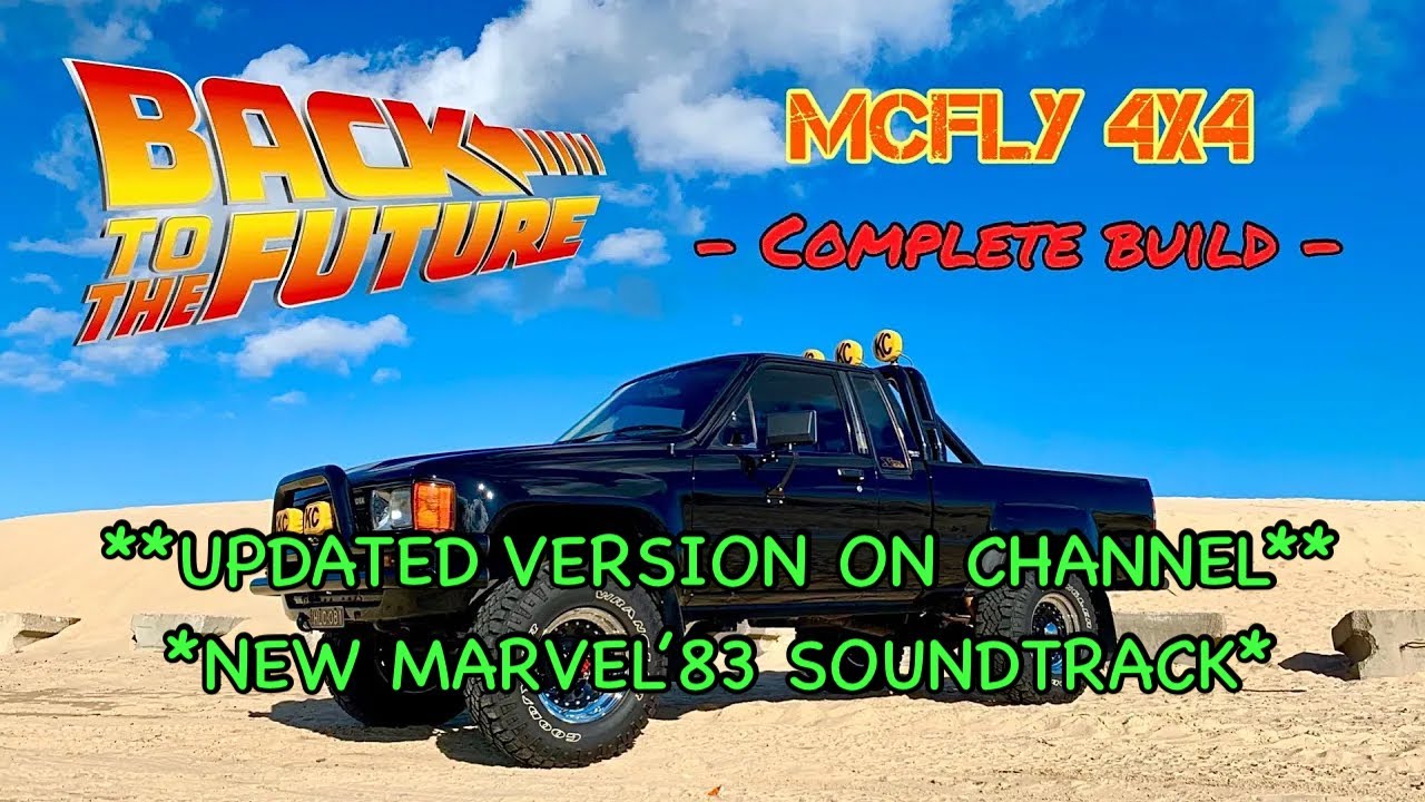 1985 Toyota Pickup 4x4 Transformation! Back To The Future Marty McFly Truck Replica