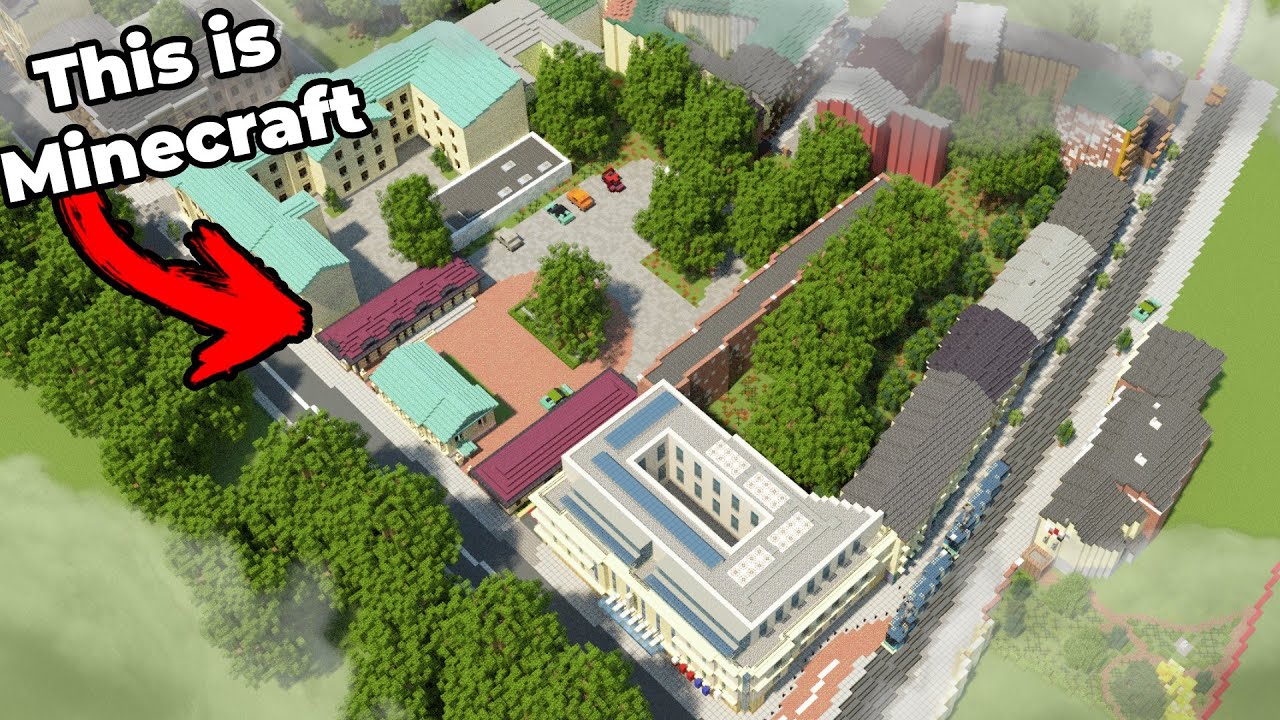 20+ hour Minecraft timelapse: Krak&oacute;w 1:1 [#22]  ▪  Stare miasto cz.2/Old city centre pt. 2