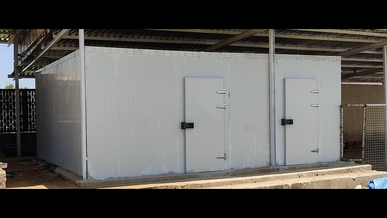 Cold room and Blast Freezer. Temperature ranging from -20 C to + 2