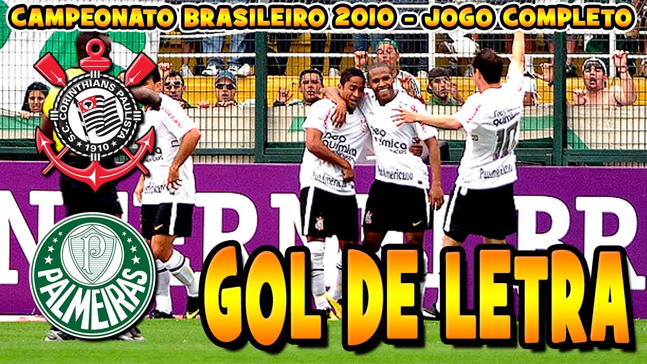 Corinthians x Palmeiras Campeonato Brasileiro 2010 Jogo Completo 01/08/2010