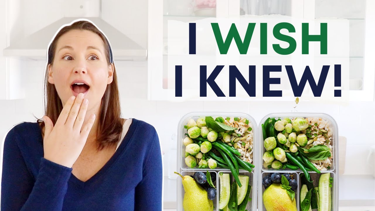 5 Beginner Meal Prep Tips that I Wish I Knew when I Started 🌱