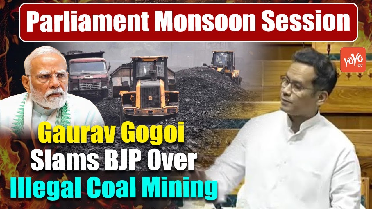 Gaurav Gogoi About illegal Coal Mining Operating In Meghalaya, Assam | Lok Sabha | YOYO TV