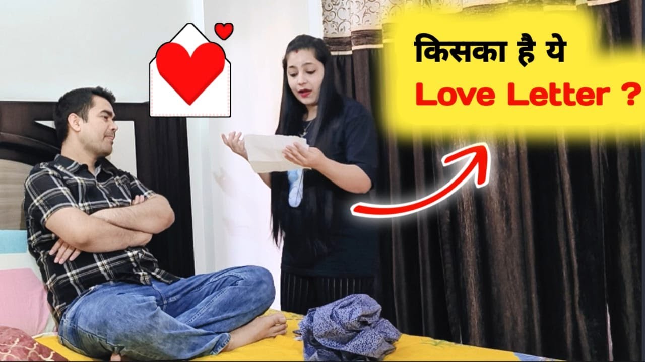 Love Letter Prank on Wife ❤️ -- Funny Cheating Prank 😁😂😁