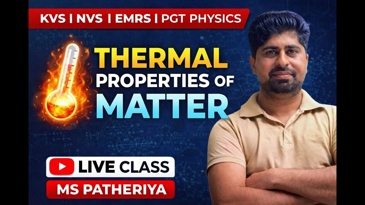 EMRS KVS NVS PGT PHYSICS FOR TIER-2 | KVS EMRS PGT PHYSICS CLASSES 2026 | KVS NVS EMRS 2025