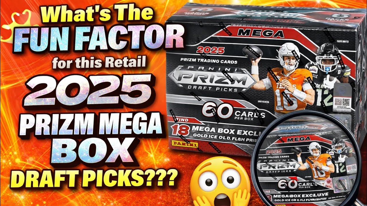 What&rsquo;s the Fun Factor of the 2025 Prizm Mega Box?! Opening Retail!
