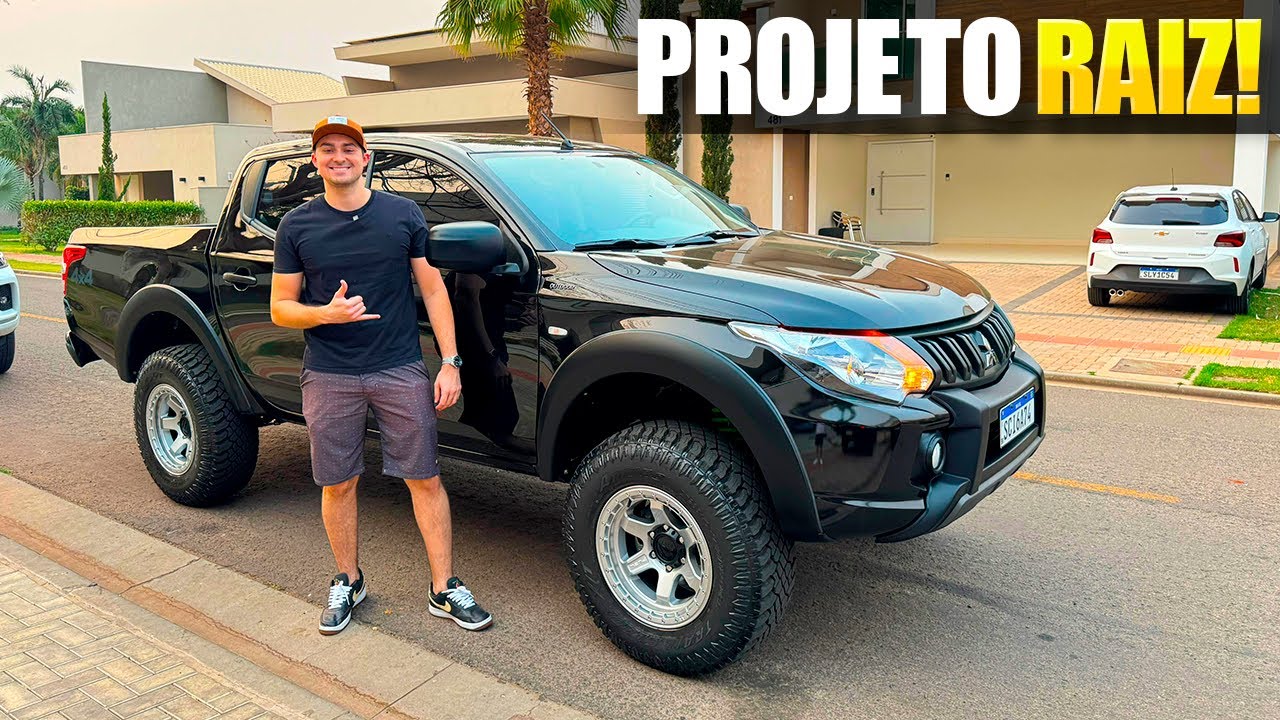 MITSUBISHI L200 OUTDOOR COM PNEU 285 E ERGUIDA 2,5”!!