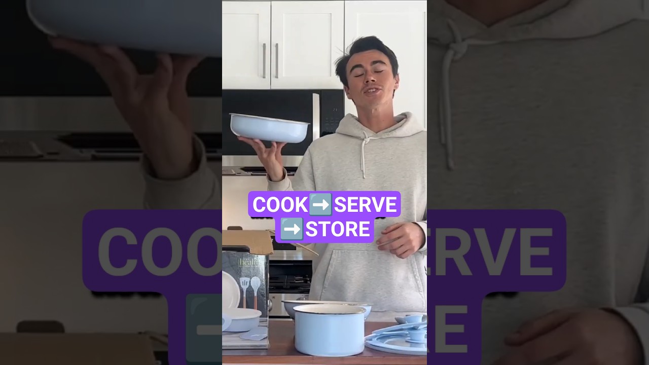 Unboxing Gotham Steel’s Detachable Handle Pot (Full Cook Demo 🍝🔥)