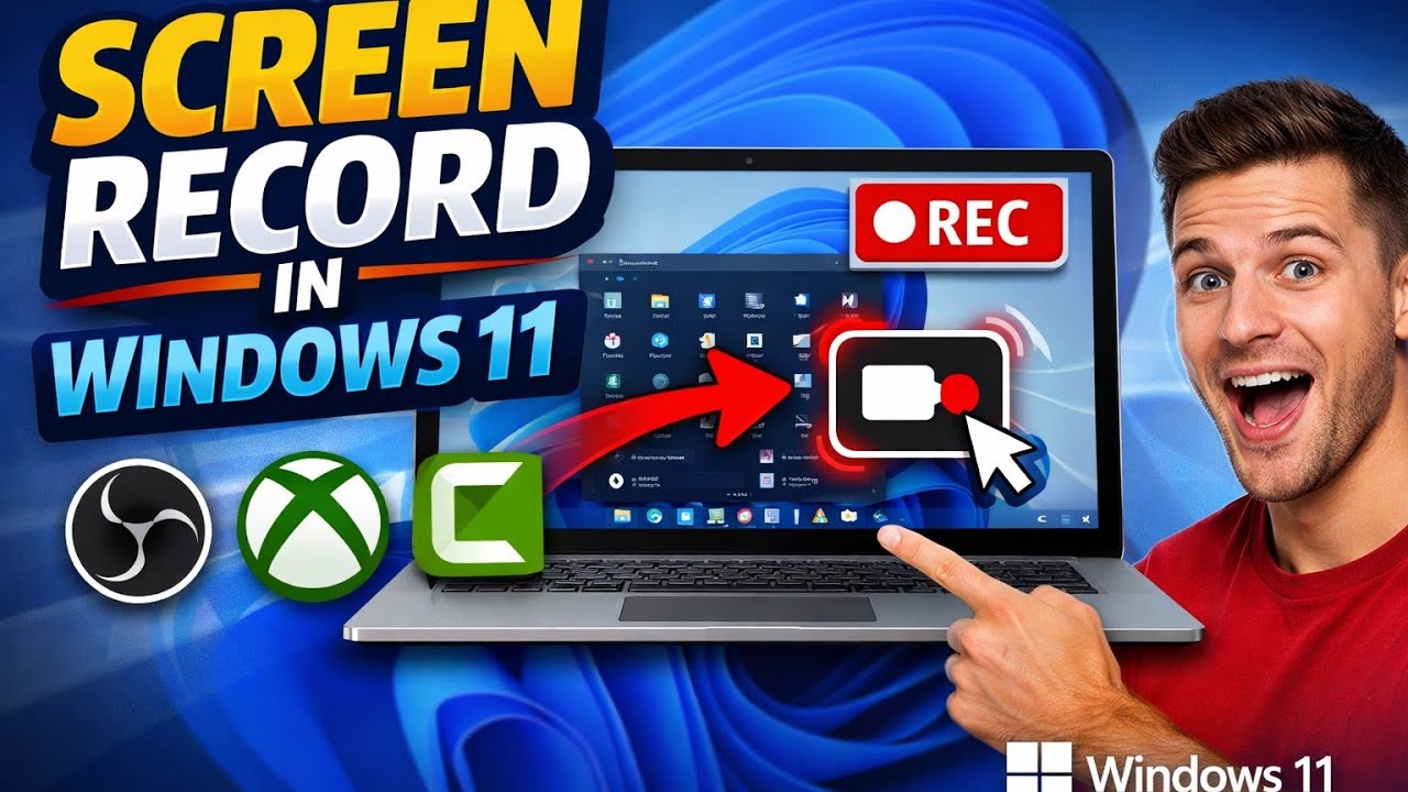 How To Screen Recording on PC Or Laptop । Windows 11 । #RealTechAndTax