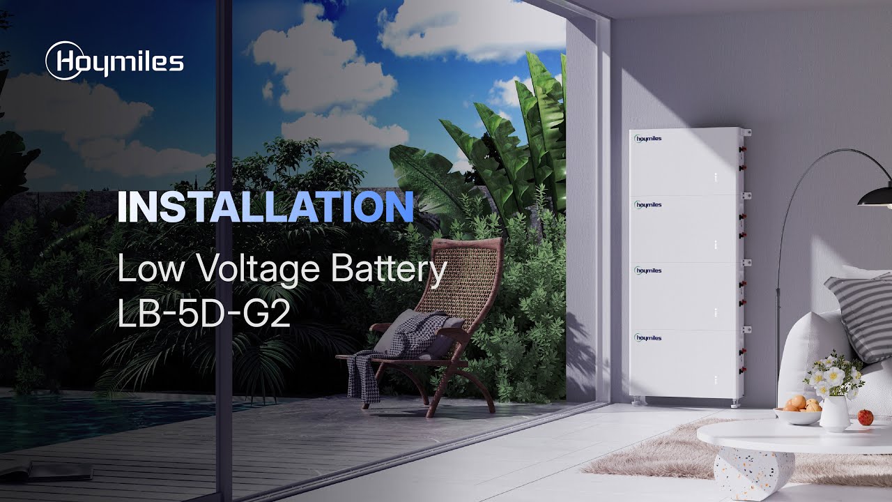 Low Voltage Battery LB-5D-G2 Installation