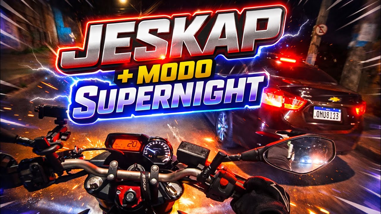 MODO SUPERNIGHT DJI OSMO ACTION 6 - MOTOVLOG XJ6 4K