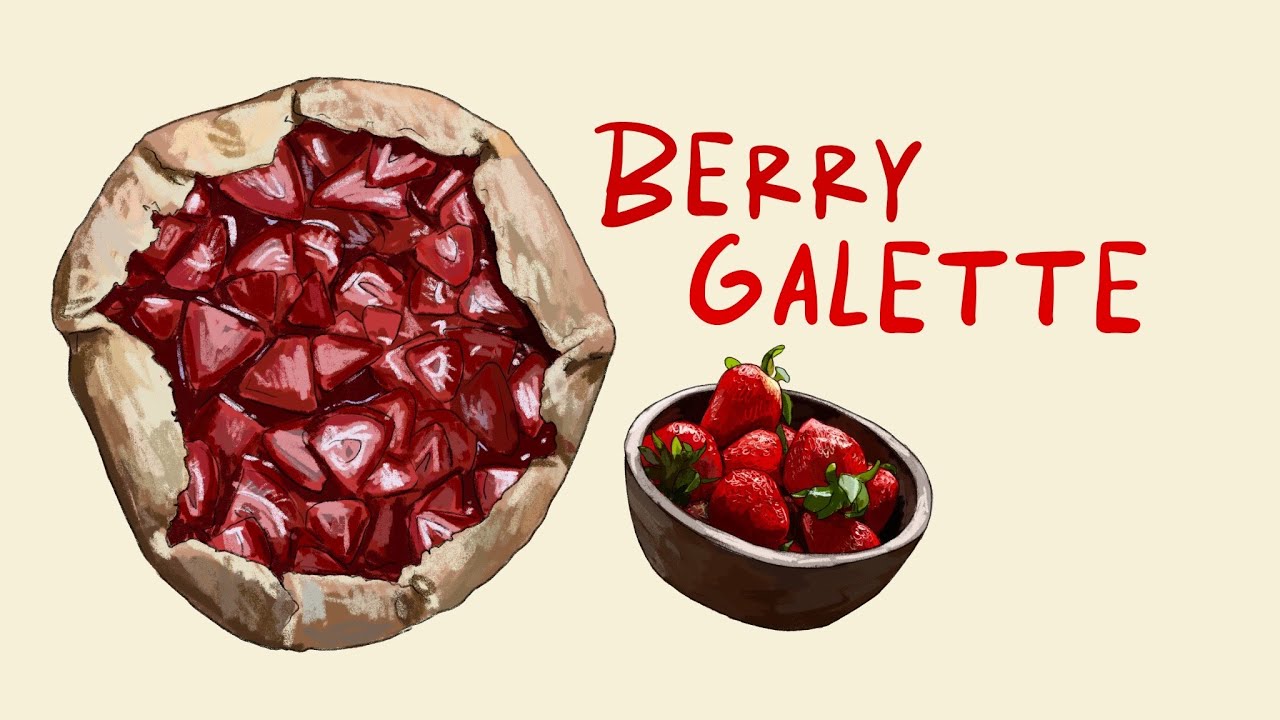 Berry Galette Recipe - beautiful, rustic, and delicious yet so easy to make