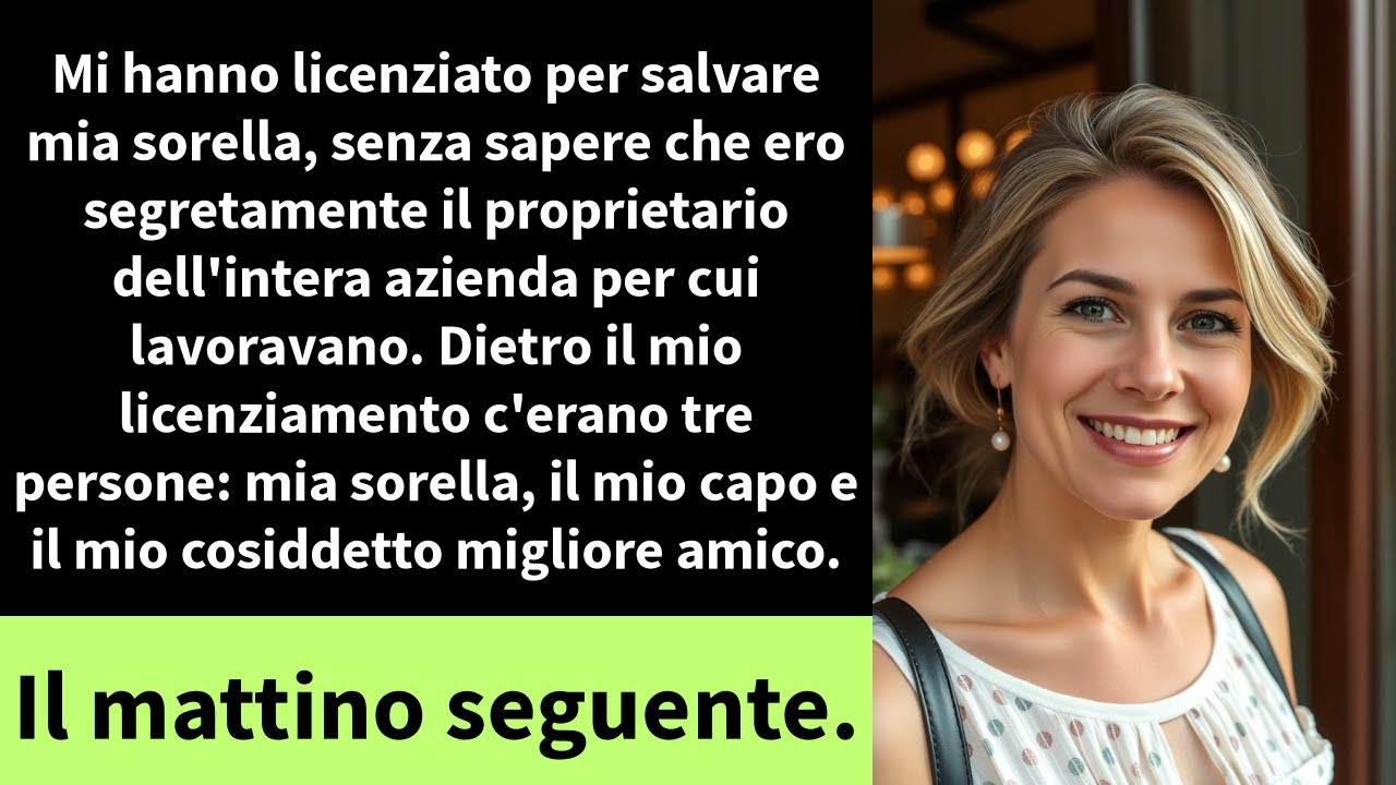 Mi hanno licenziato per salvare mia sorella, senza sapere che ero segretamente il proprietario