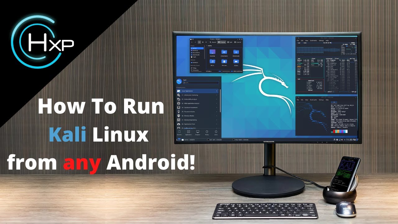Запускайте Kali на любом устройстве Android с помощью NetHunter без прав root (ROOT не требуется).