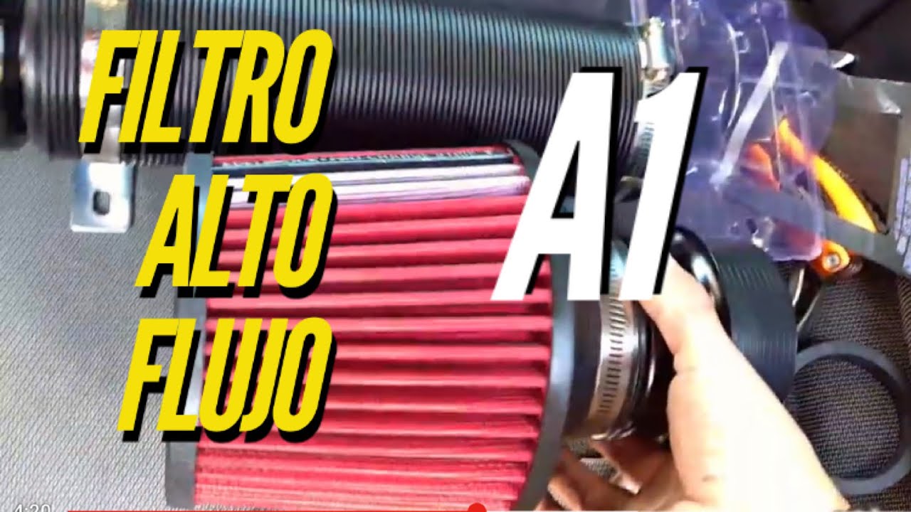 A1 | FILTRO ALTO FLUJO, BUJIAS IRIDIO Y MAS!