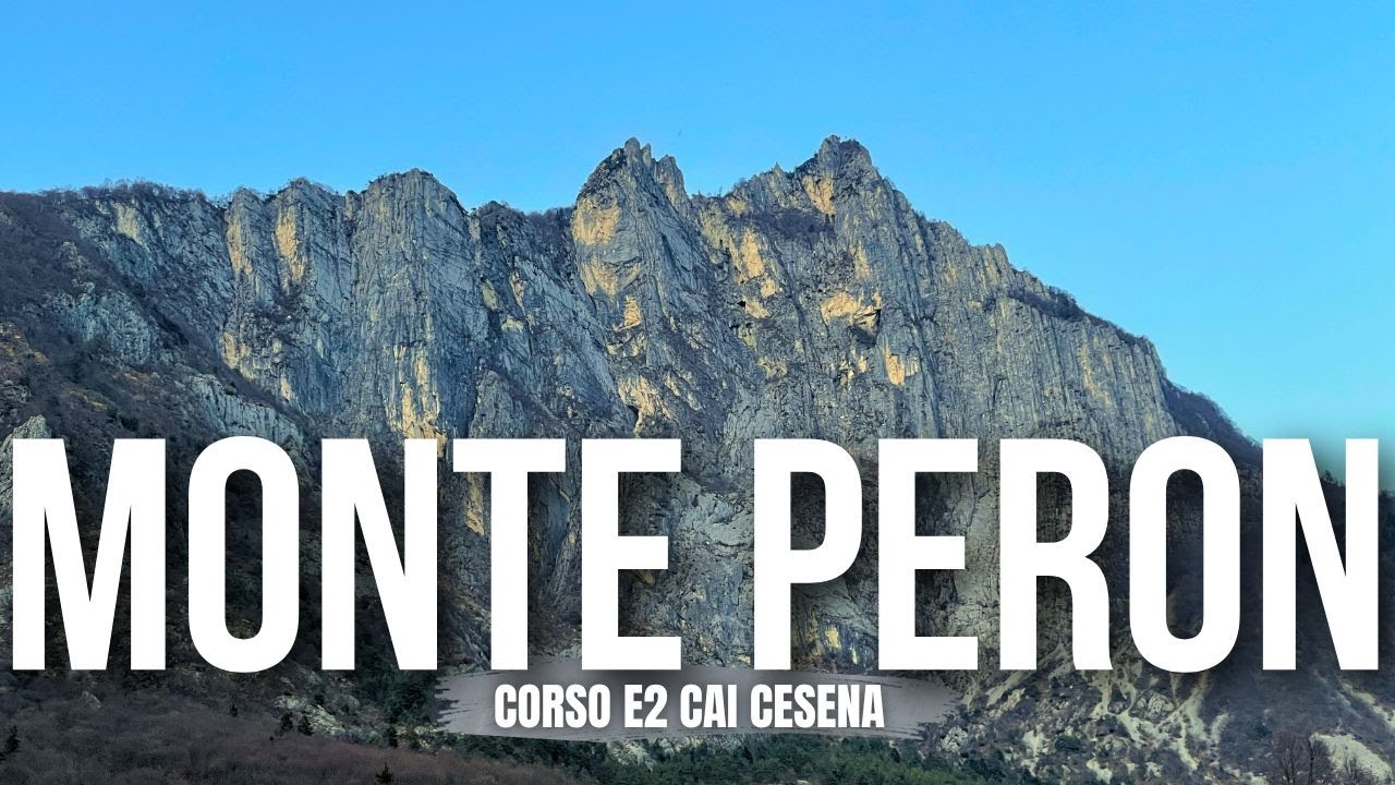 Le CRESTE del Monte PERON - Corso E2 CAI CESENA [4K]