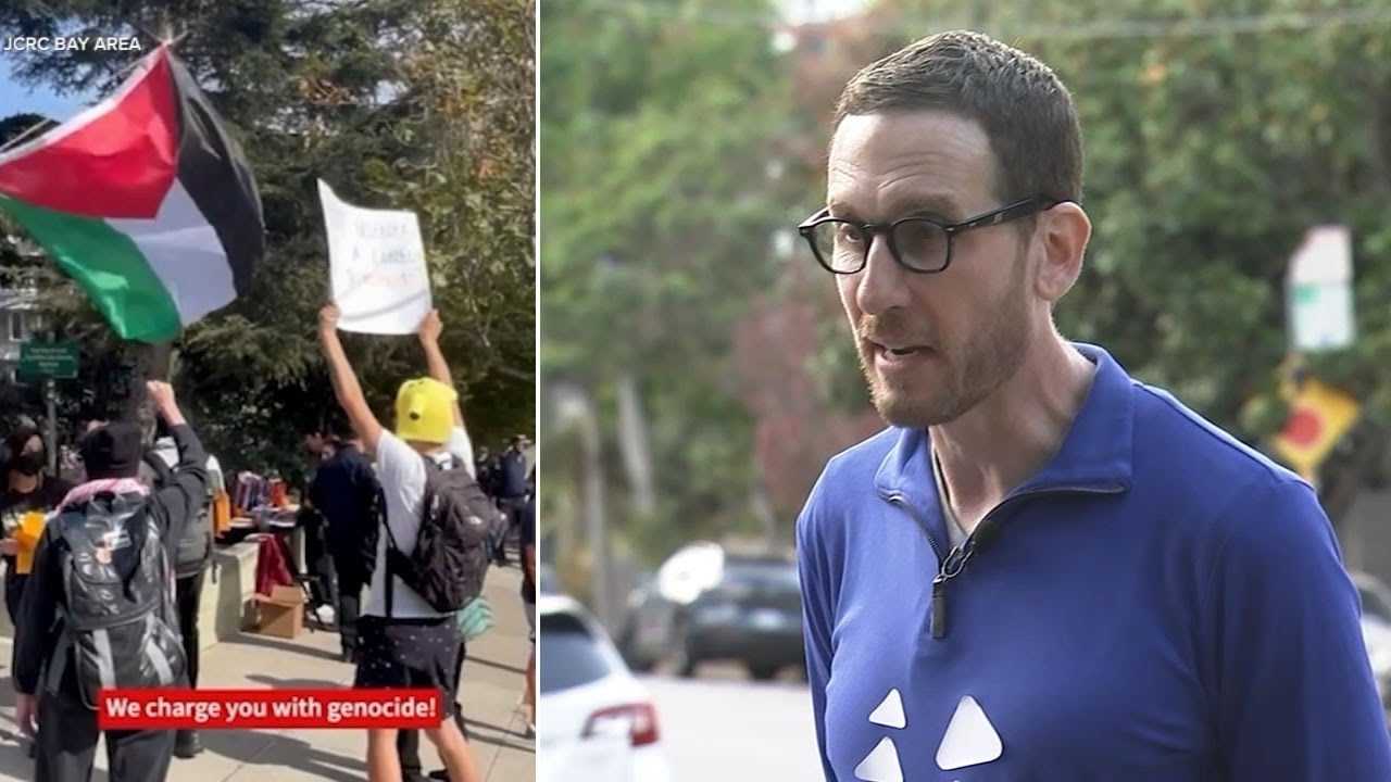 Pro-Palestinian protest erupts at CA state senator's Halloween kids event