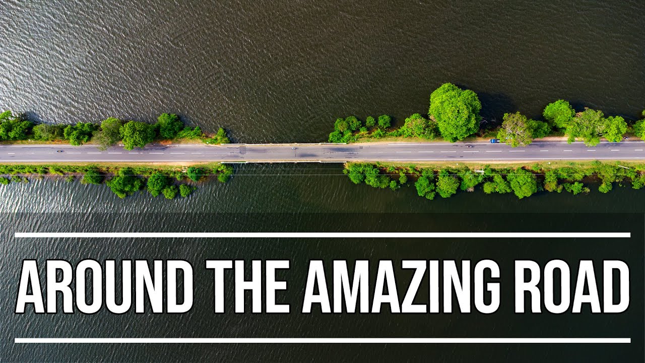 Around the amazing road #drone - Mahakanadarawa #birdeyeview #travel #reservoir #bestdestinations