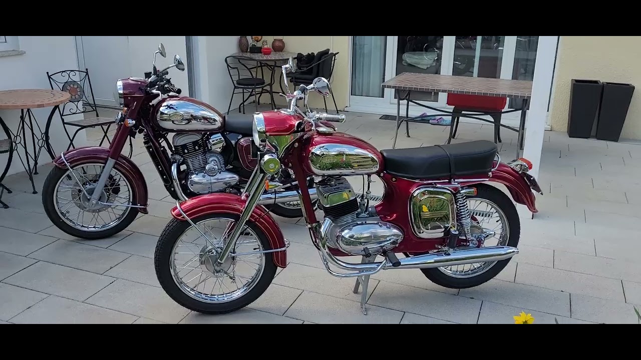 JAWA 350 Baujahr 1970 im direkten Vergleich mit JAWA 300 CL Baujahr 2021