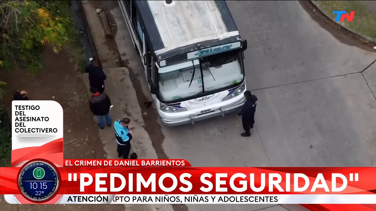 CRIMEN DEL COLECTIVERO I Habla una pasajera que estaba en el colectivo 620