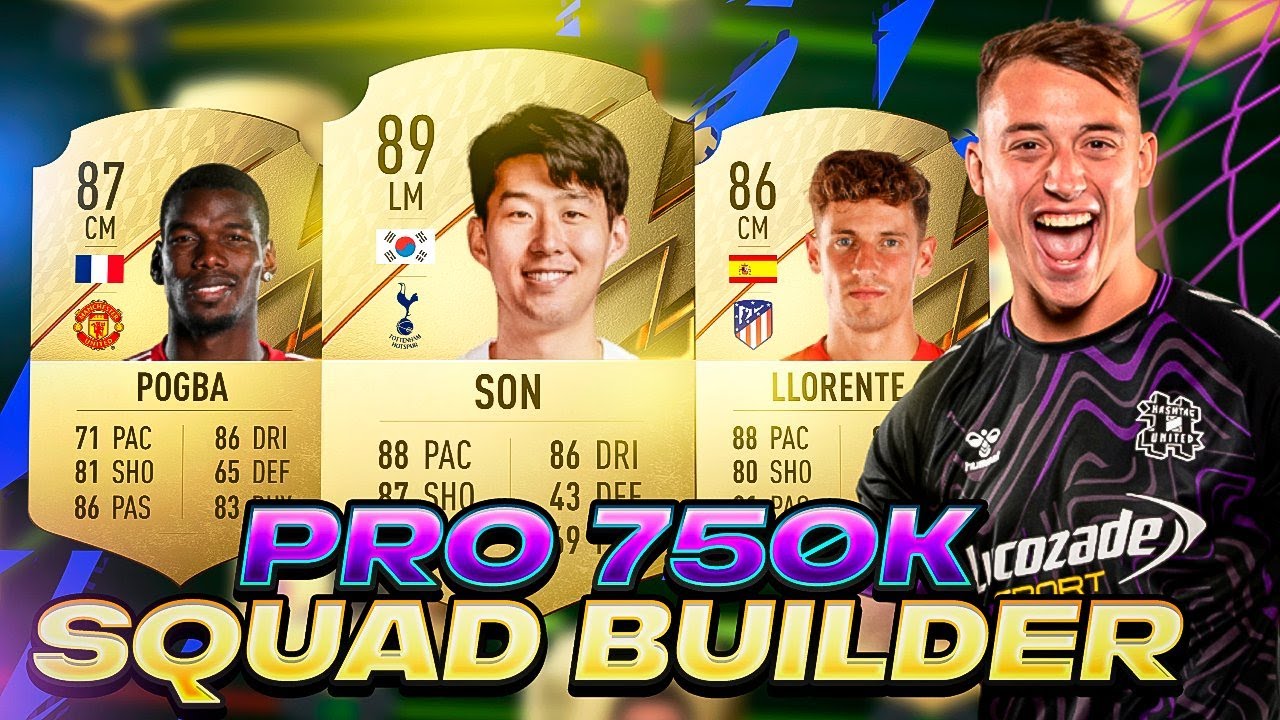INSANE 750K PRO FIFA PLAYER SQUAD BUILDER! FIFA 22 ULTIMATE TEAM - BEST META TEAM FOR FUT CHAMPS!