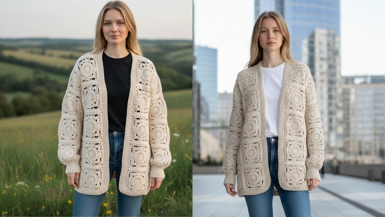 SÖĞÜT HIRKA YAPIMI / SÖĞÜT HIRKA / Motif ve hırka parçaları birleştirme