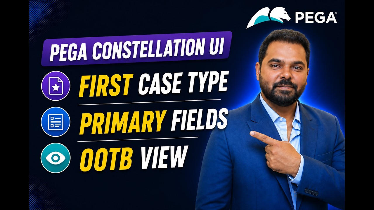First Case type, Primary fields, OOTB view artifact & personalised view to initiate work-object.