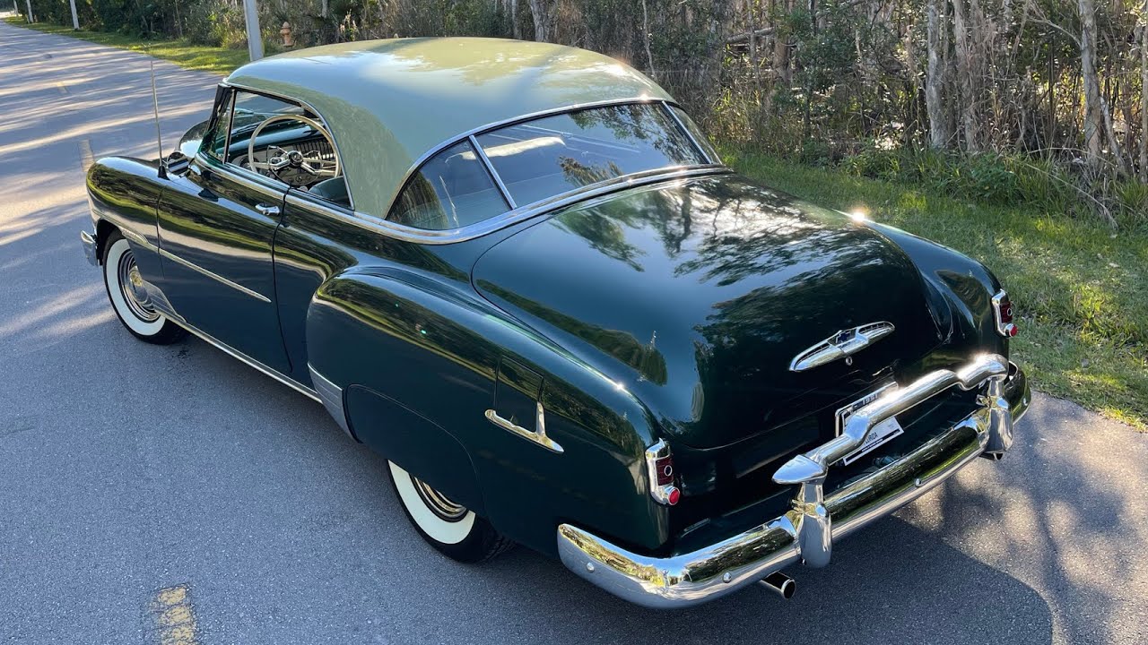 Mi nuevo auto clásico. 1951 chevrolet Belair Hardtop sin columna @Generation Oldschool Español