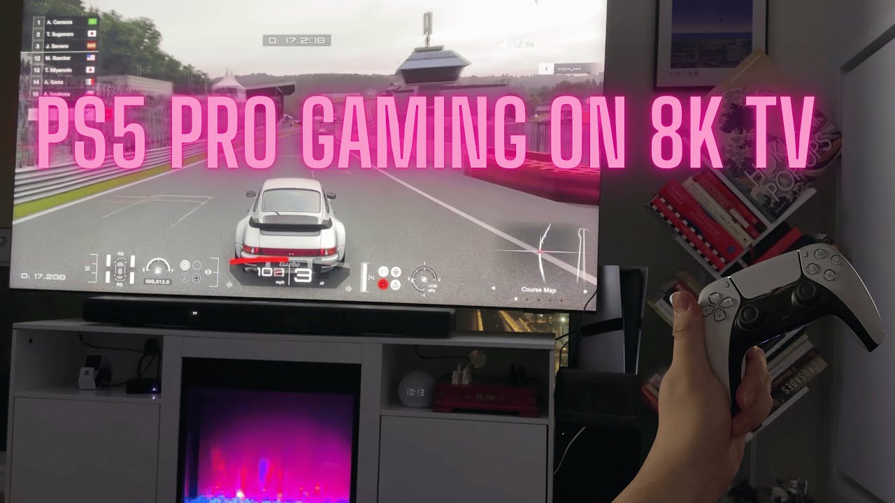 What it's like to play PS5 PRO on 8K TV