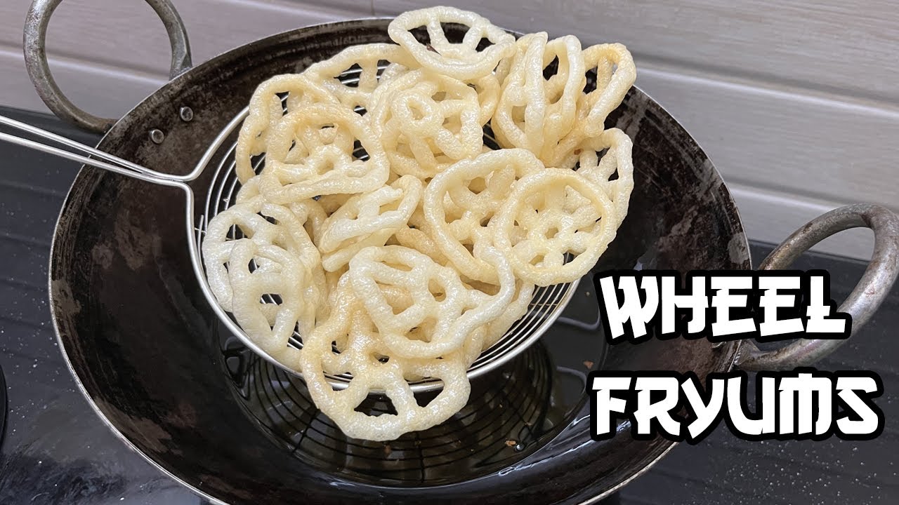 How to Fry Wheel Fryums | Crispy Wheel Chips | Duro Maxican Wagon Wheels