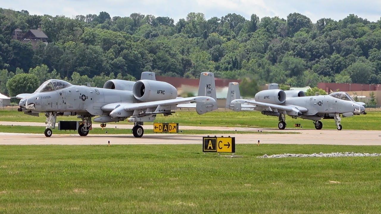 A-10 Double Demo! Spirit of St. Louis Airshow 2024