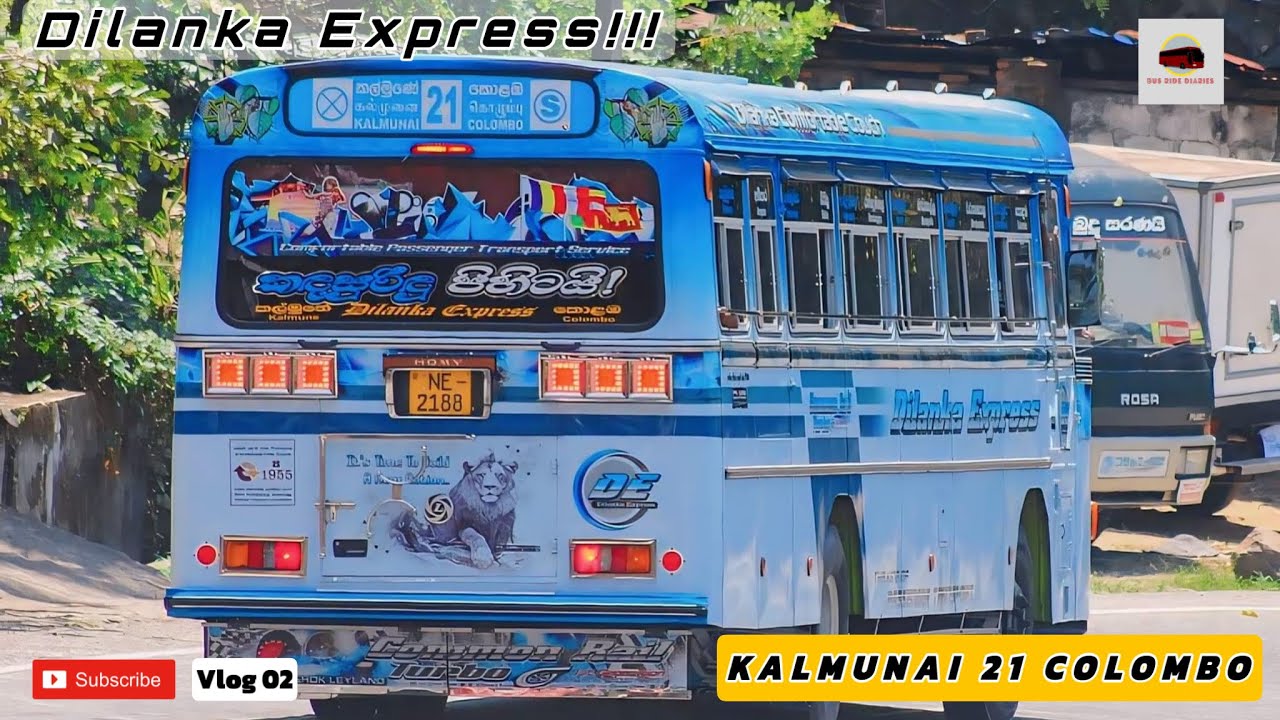Dilanka Express - Colombo to Kalmunai | Morning Kandy View ☘️🌞