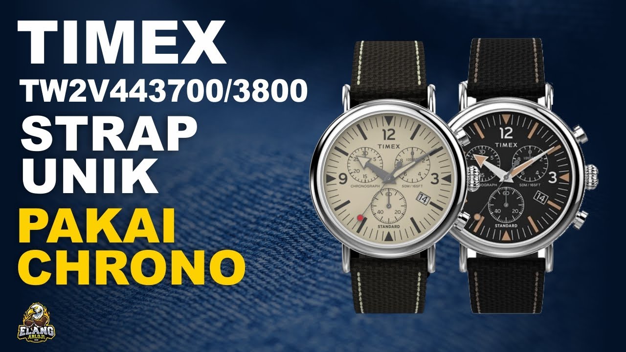 TIMEX TW2V443700/3800 : JAM TIMEX STRAP UNIK PAKAI CHRONO TERBARU (2023)