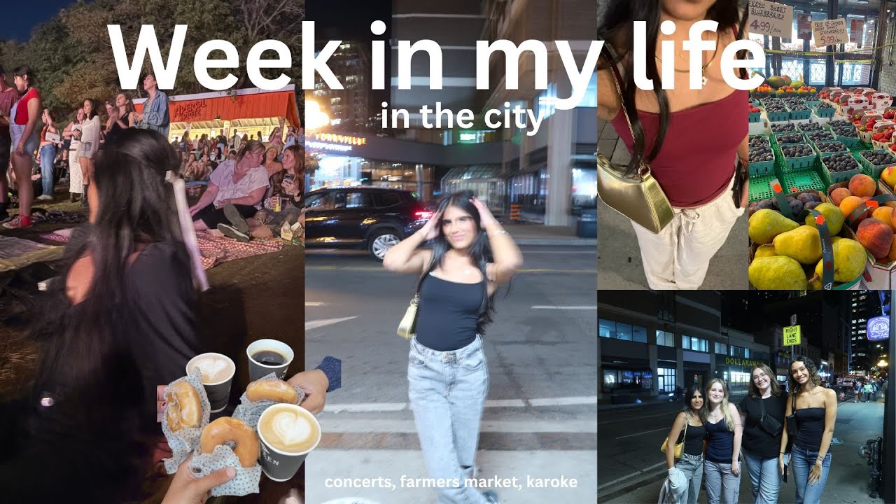 Week in my life downtown! | Karaoke, St. Lawrence Market, All Things Go festival at Budweiser Stage