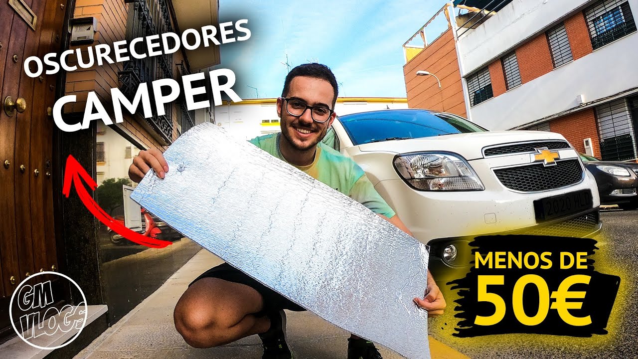 🧰 FABRICO mis OSCURECEDORES para mi coche CAMPER | DIY Aislantes AUTOCARAVANAS Caseros y Barato
