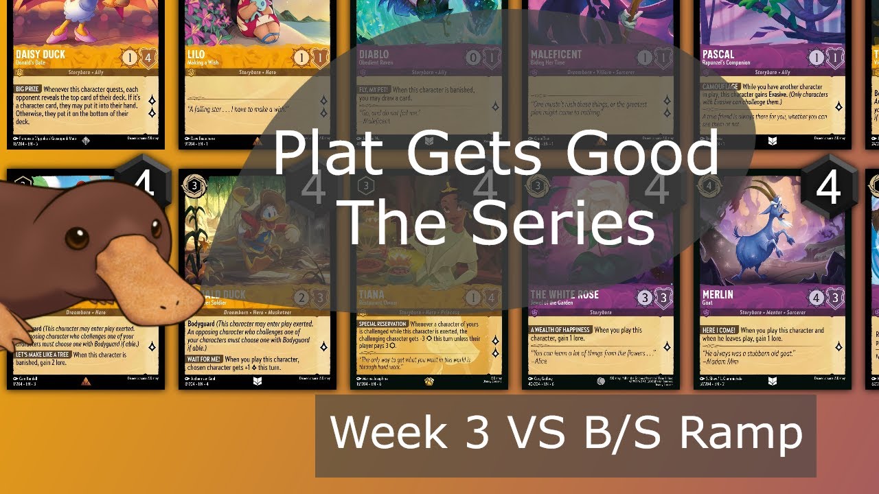 Plat Gets Good at Lorcana Week 3