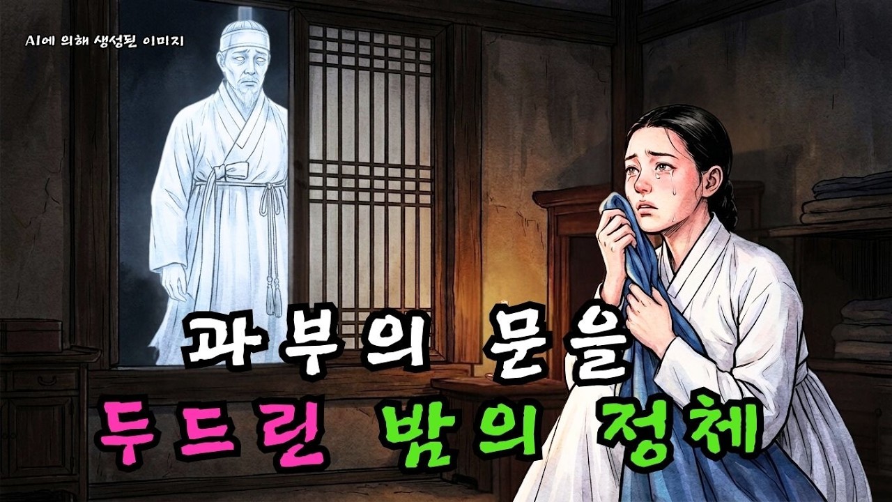매일 밤 등불을 켜고 남편을 기다린 과부… 10년 전 죽은 서방님이 다시 문을 두드린 이유 | 기묘한 사랑 이야기 | 야담 | 민담  |  조선시대