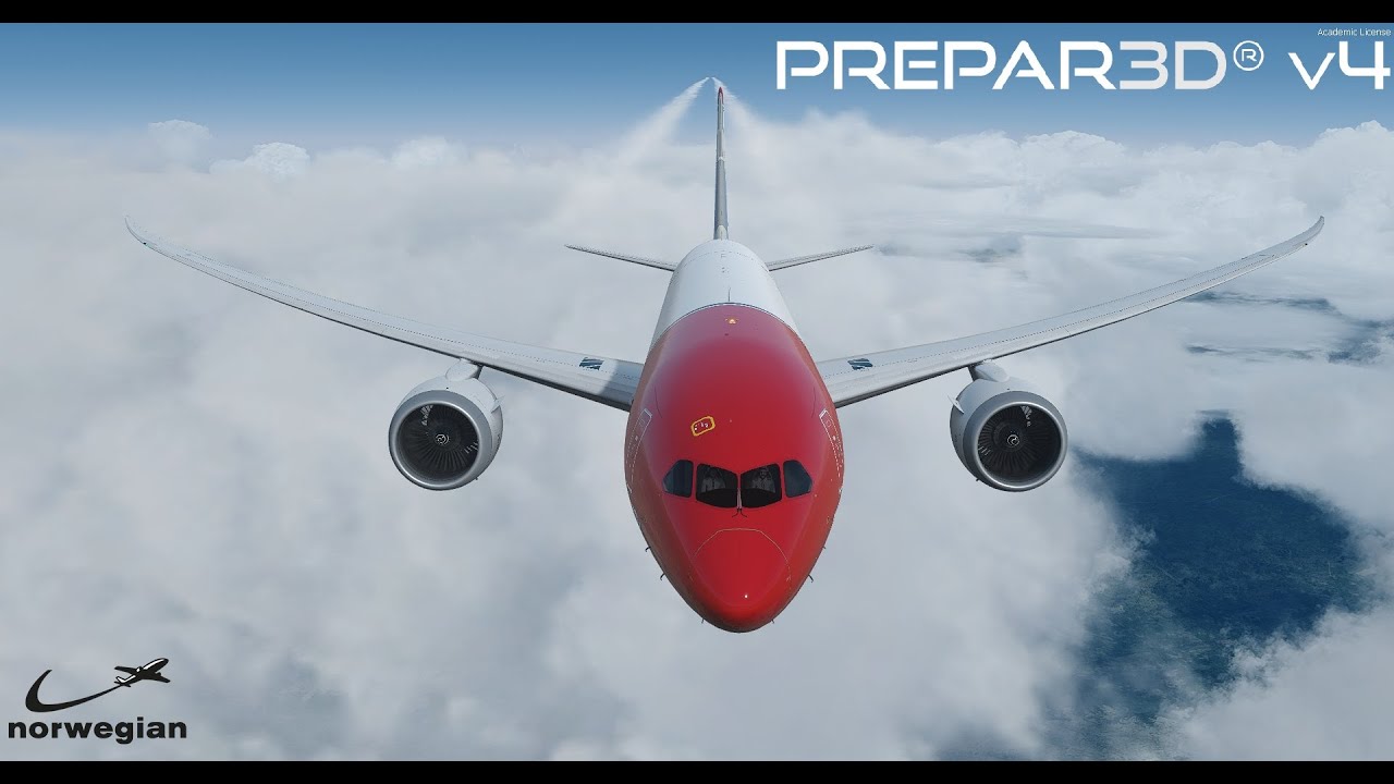 P3D V4.5 KSFO San Francisco Landing - Qualitywings B787-9