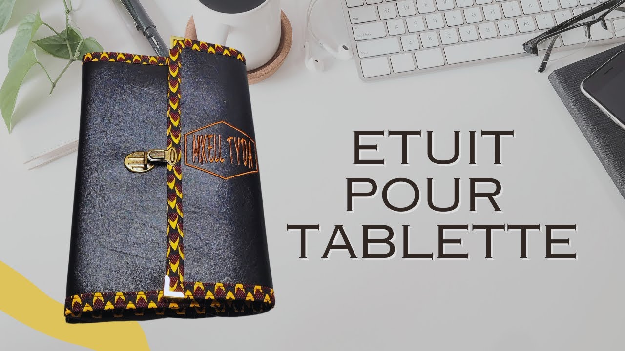 DIY COMMENT COUDRE UNE HOUSSE POUR TABLETTE #couturedebutant  #pochette #sew
