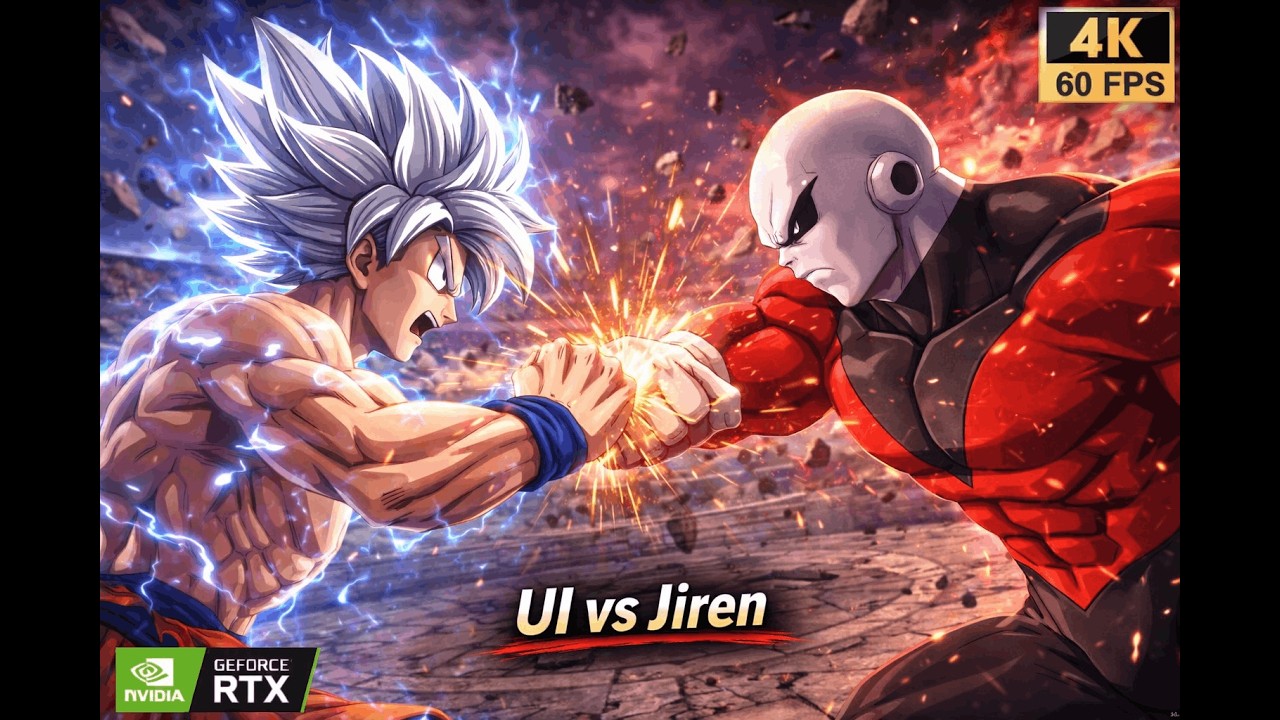 The Final Battle of Tournament of Power – UI Goku vs Jiren is insanely hard !!