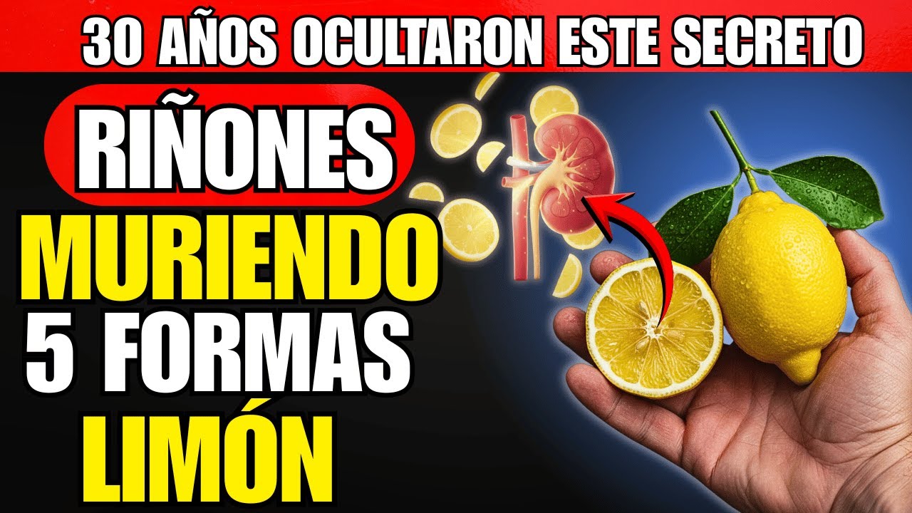 LIMÓN para los Riñones: 5 Formas de Protegerlos (La #2 Frena Piedras)