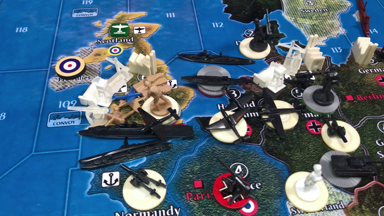 Game 1 - Dallas Meetup - Chris, Brian, Robert & George - Axis & Allies Global 1940
