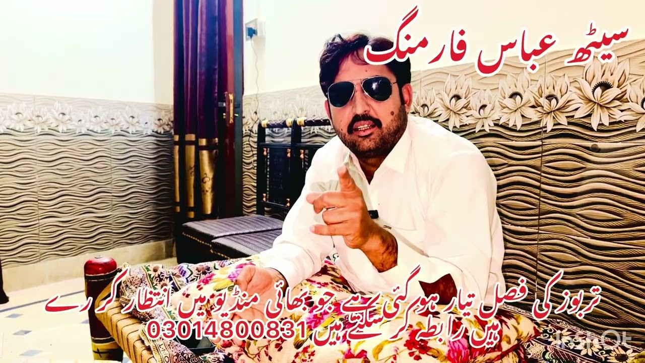 تربوز کی فصل تیار ہو گئی ہے ماشاءاللہ 