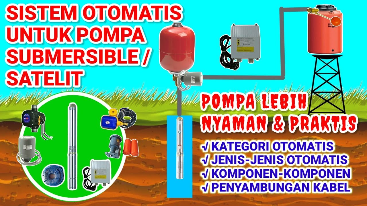 SISTEM OTOMATIS UNTUK POMPA AIR SUBMERSIBLE / SATELIT