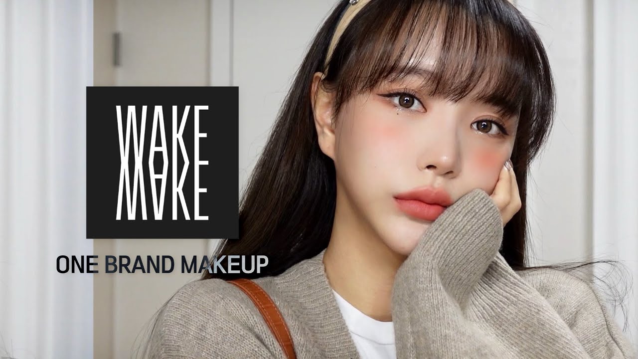 (ENG/JPN)🤎웨이크메이크 원브랜드 메이크업🤎가을무드의 러블리 키치룩🧸코디까지 같이해요
