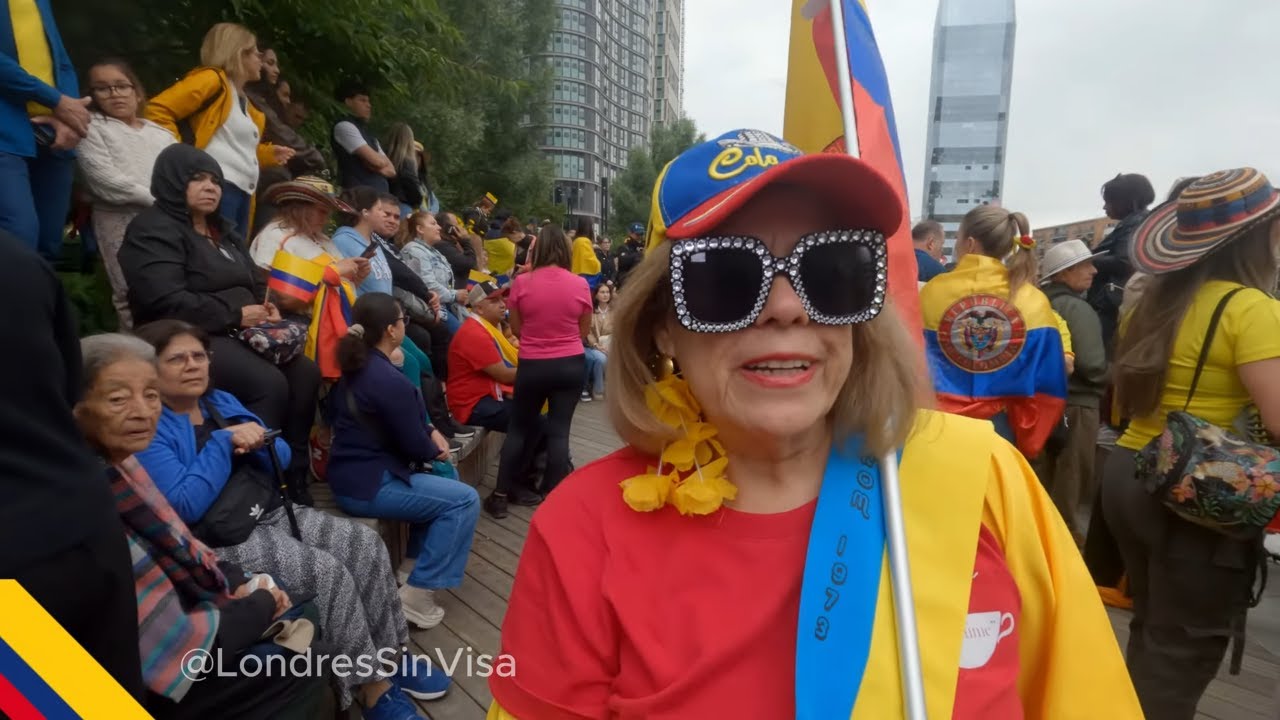 COLOMBIANOS EN LONDRES reaccionan a la llegada de Gloria | Parte 1