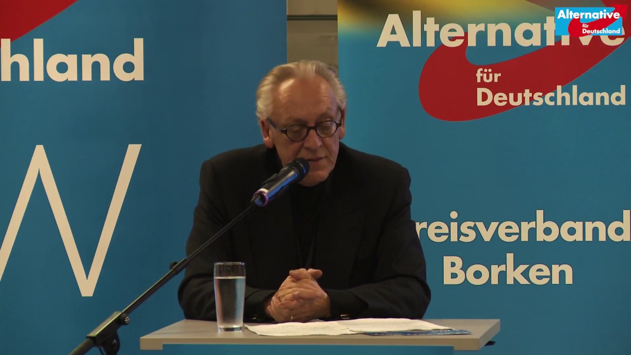 Martin Renner in Ahaus am 20.09.2917 Bundestagswahlkampf AfD