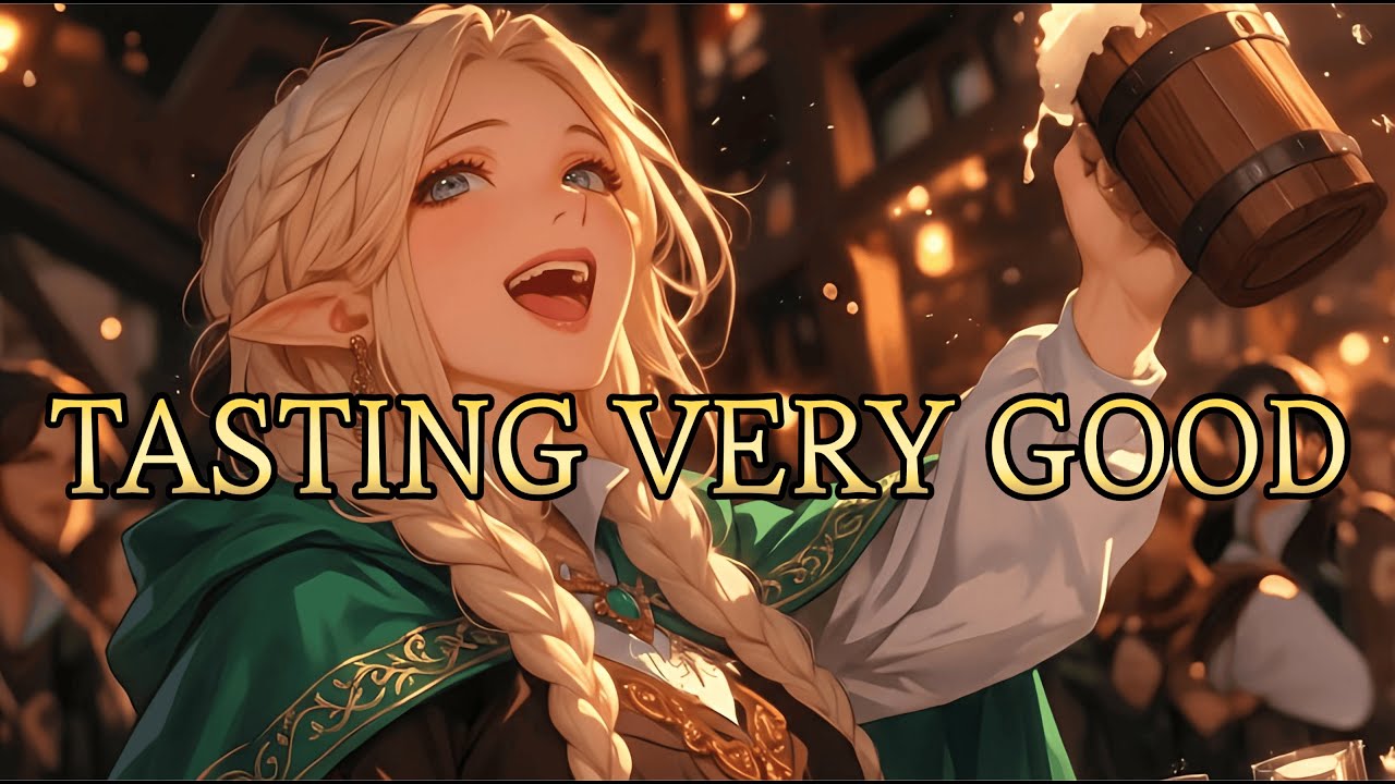 Tasting Very Good | Upbeat Medieval Tavern Dance & Drinking Song (Lyrics Video)