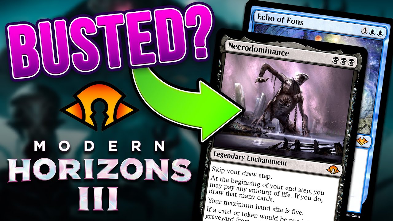NECRO-ECHO! Necrodominance + Echo of Eons — Modern Horizons 3 (MTG MH3) Legacy Magic: The Gathering