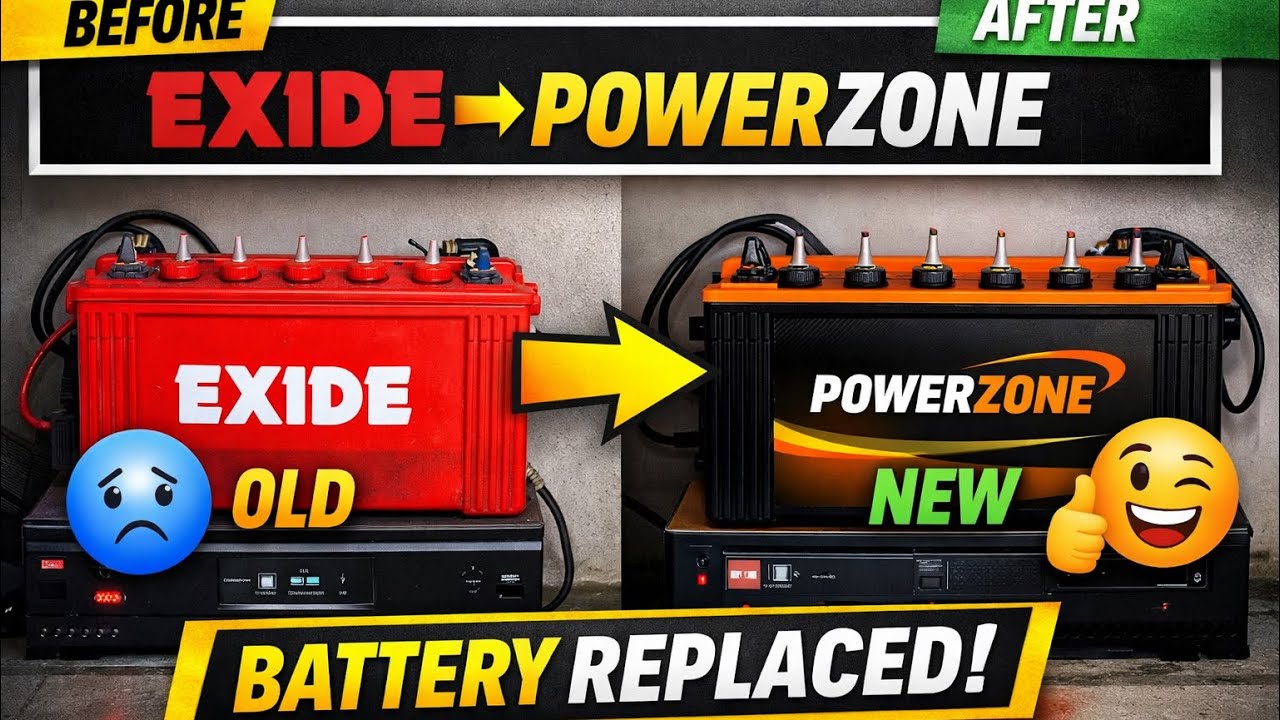 Exide Inverter Battery Replacement | Exide vs Powerzone | Which Is Better? 